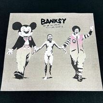 新品 バンクシー BANKSY ミッキーマウスMICKY マクドナルド ピエロ 社会風刺 グラフィティ アート Tシャツ Lサイズ 男女兼用 ユニセックス_画像7