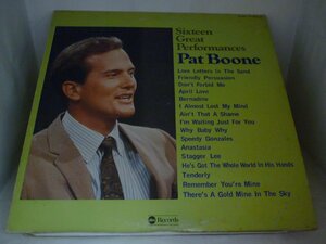 LPA20074　パット・ブーン PAT BOONE / ホームソング・ベスト16 SIXTEEN GREAT PERFORMANCES / 国内盤LP