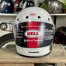 新品☆US BELL BULLITT ベル ブリット フルフェイス ホワイト/XL ◇バイク オートバイ ヘルメット アライ ショーエイ 送料無料_画像6