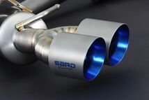 自動車関連業者直送限定 SARD マフラー Ti-Z MUFFLER マフラー フルチタン 左右4本出し BRZ 前期 DBA-ZC6 FA20 6MT/AT サード (23005)_画像2