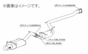 個人宅発送可能 Kakimoto・R 柿本 マフラー HONDA シビック ABA-FD2 NA K20A(SPEC-R) 2WD 6MT (HS376)