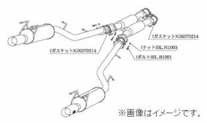 個人宅発送可能 Kakimoto・R 柿本 マフラー NISSAN フェアレディーZ 2by2 E-GCZ32 ツインターボ VG30DETT 2WD 5MT/4AT (NS320W)