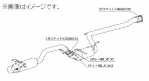 個人宅発送可能 HYPER FULLMEGA N1+ Rev. 柿本 マフラー HONDA シビック ABA-FD2 NA K20A(SPEC-R) 2WD 6MT (H31376)