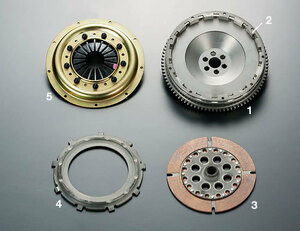 OS technical research institute TS series single plate clutch TS1A for overhaul kit A set Suzuki Alto Works ALTO WORKS F6A