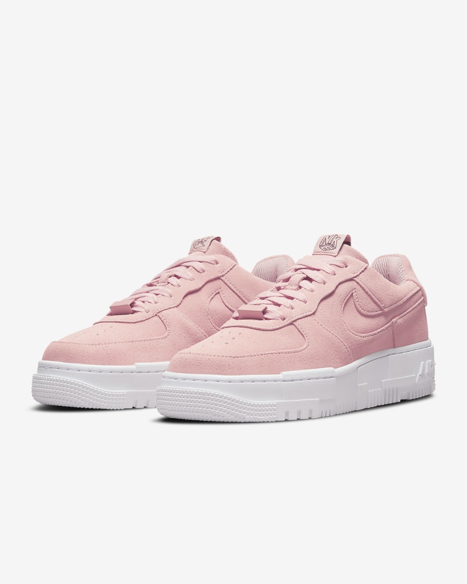 PayPayフリマ|NIKE エアフォース1ピクセル ピンクスウェード23 5cm