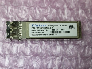 Finisar FTLF8528P2BNV-EM FCモジュール 850nm SFP miniGBIC 2本セット 中古