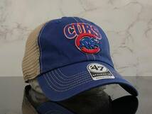 【未使用品】845S クール★’47 BRAND ’47ブランド×MLB シカゴ・カブス Chicago Cubs コラボ デザイン キャップ 帽子 CAP《FREEサイズ》_画像3