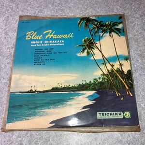バッキー白方のブルー・ハワイ　25cmアナログレコード盤