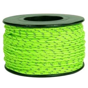 ATWOOD ROPE 反射材付 マイクロコード 1.18mm ネオングリーン アトウッドロープ 125フィート MICRO 紐