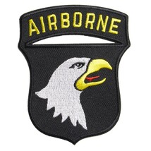 AIR BORNE ワッペン 第101空挺師団 REPSGEAR 熱圧着式 [ 右向き ] ミリタリーワッペン ミリタリーパッチ_画像1