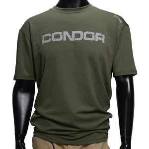 CONDOR короткий рукав футболка MAXFORT Logo Mark 101076 [ оливковый гонг b/ M размер ] Condor 