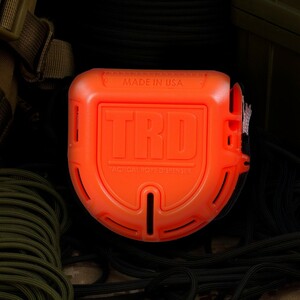 ATWOOD ROPE 15mpala code attaching rope dispenser TRD [ neon orange ]pala Shute code . shoes cord 