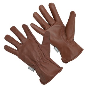 Barebones garden glove work gloves Classic Work glove cow leather made [ cognac / L/XL size ]