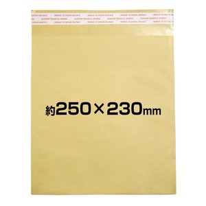 茶封筒 テープ付 約250×230mm クラフト封筒 マチなし [ 10枚セット ] 包装用品 業務用 包装袋 事務用品