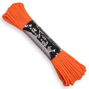 ATWOOD ROPE reflection material 550pala code type 3 neon orange [ 15m ] Ato do rope ARM commercial 
