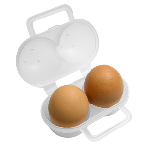 eg holder 2 piece for Tama . case hanger attaching half transparent [kalabina none ] egg case sphere . case tamago case 