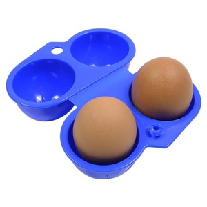 カラーエッグホルダー 2個用 たまごケース [ ブルー ] 卵ケース 玉子ケース タマゴケース エッグケース 卵ホルダー