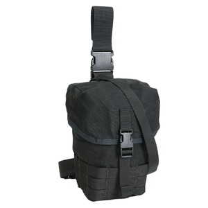 High Speed Gear gas mask pouch V2 Drop leg shoulder pouch [ black ] high speed gear 