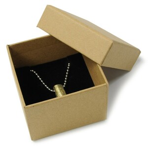  подарочная коробка приклеивание коробка 8×8×6cm кейс для украшений [ Brown / 1 шт ] подарок box ювелирные изделия BOX