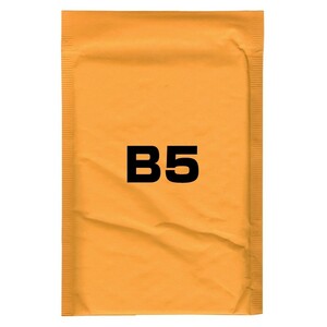 クッション封筒 B5サイズ テープ付 オレンジ [ 1枚 ] 梱包資材 梱包用品 発送資材 荷造り資材 荷造り用品