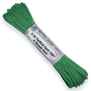 ATWOOD ROPE タクティカルコード 30m グリーン アトウッドロープ 紐 靴ひも 靴紐 green 緑 緑色