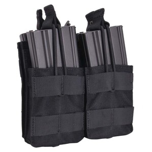 Condor Magazine Pouch Ma43 Double Stacker M4 M16 [Black] M4 Magazine Pouch