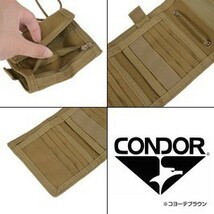 CONDOR 財布 235 三つ折 SDカードスロット付 [ オリーブドラブ ] ウォレット CODOR OUTDOOR_画像7