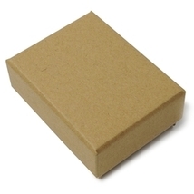 ギフトボックス 貼り箱 8.5×6.5×3cm アクセサリーケース [ ブラウン / 1個 ] プレゼントボックス_画像3