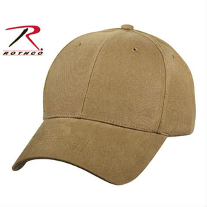 Rothco キャップ ソリッド コヨーテブラウン 8177 | ロスコ ベースボールキャップ 野球帽 メンズ ワークキャップ