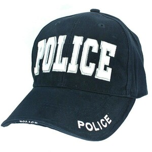 Rothco キャップ POLICE ネイビー 9489 |ロスコ ベースボールキャップ 野球帽 メンズ ワークキャップ