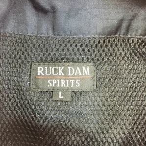 ポケット多数★RUCK DAM SPIRITS ベスト 内メッシュ アウトドア ネイビー 紺 サイズＬ釣り メンズの画像4