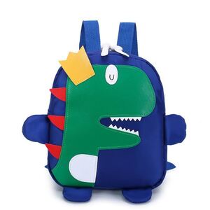 子供用リュック パック 恐竜 ブルー
