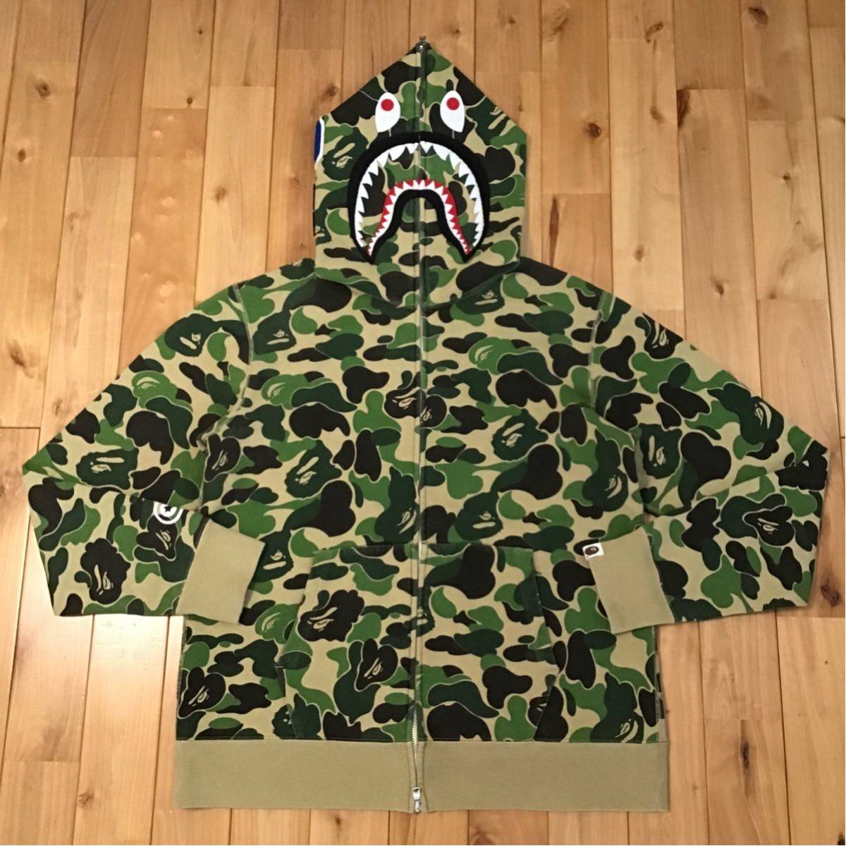 2024年最新】Yahoo!オークション -bape camo shark full zip hoodieの 