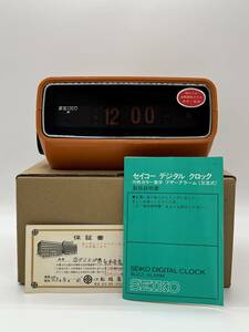 SEIKO セイコー デジタルクロック DIGITAL CLOCK 100V 3W DL425 50/60Hz アナログ 昭和レトロ 置時計 B039