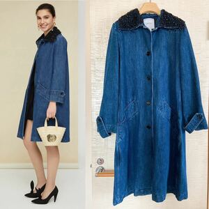  regular price 25 ten thousand and more! beautiful goods PATOUbiju-2WAY Denim coat 