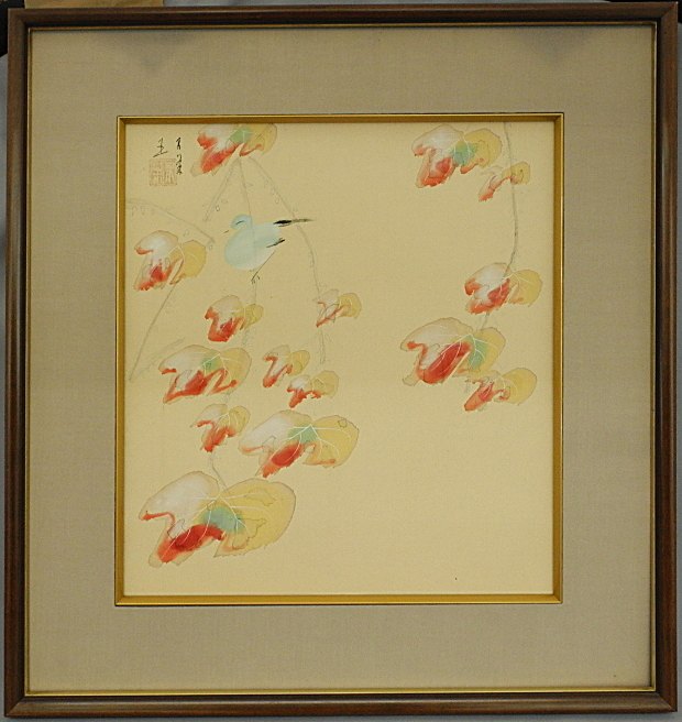 Wang Chinese painting China Painting Chinese art Color on silk Used, Artwork, Painting, others