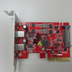 ★　USB3.1C-P2-PCIE　インターフェースボード　玄人志向　(き)