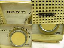 ★ソニーSONY★TR-712-B★MW/SW 2バンド・トランジスタラジオ★7TRANSISTOR 2BAND SUPER HETERODYNE★昭和レトロ★受信確認★ジャンク品★_画像3