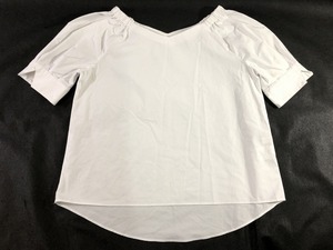 ■【SENSE OF PLACE】センスオブプレイス/半袖チュニック/Fサイズ[L～XL]白《美品》