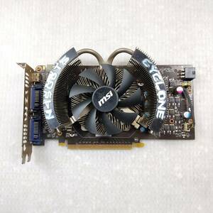 【中古パーツ】MSI N450GTX MiniHDMI/DVI/DVI グラフィックポード /ビデオカード PCI-E ■XK753-2