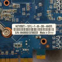 【中古パーツ】NGTX550TI MiniHDI/DVI グラフィックポード /ビデオカード PCI-E ■XK840-2_画像4