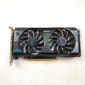 【中古パーツ】MSI N560GTX MiniHDMI/DVI グラフィックポード /ビデオカード PCI-E ■XK823-2