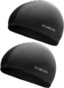 STABILIST インナーキャップ ヘルメット バイク フリーサイズ 2枚 吸汗速乾消臭抗菌
