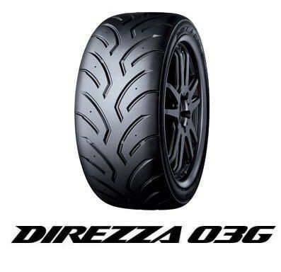 DUNLOP ダンロップ DIREZZA 03G(ディレッツァ) ジムカーナ、サーキット競技用スポーツタイヤ 225/45R16　S5またはM5