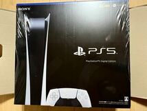 ★未開封新品！即決で送料無料! ソニー SONY PS5 プレイステーション5 デジタルエディションCFI-1100B01★_画像1