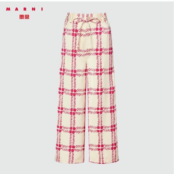 ドレープイージーワイドストレートパンツ　XXL ユニクロ　MARNI