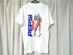 新品 非売品 90年代 ビンテージ PEPSIMAN ペプシマン Tシャツ フリーサイズ レトロ 当時物