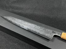 龍泉刃物　風格龍　ATS34 和牛刀　包丁　8寸　中古品　Ryusen fukakuryu wagyuto knife_画像3