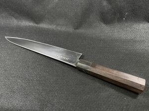 東源正久　和牛刀　V金一号　クロマックス　9寸　中古品　Asuma Minamoto Masahisa wagyuto knife