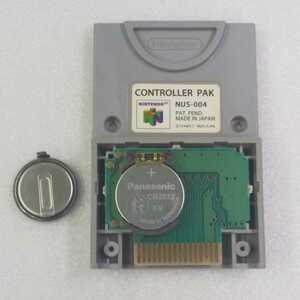N64 コントローラーパック 内蔵電池交換済み ソケット式変更 Nintendo 任天堂 ニンテンドー64 風来のシレン③
